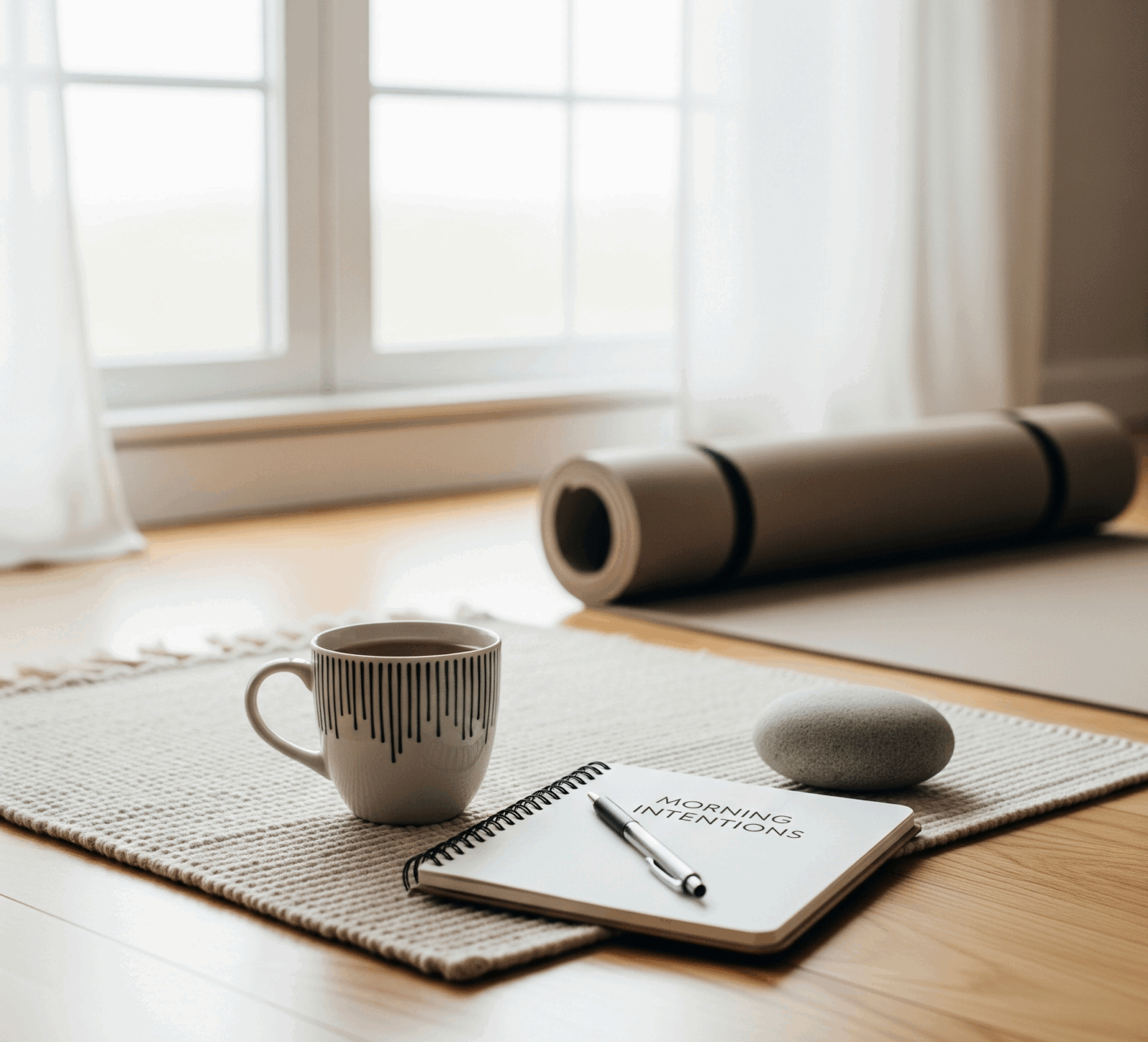 Minimalist mindful morning routine start with these simple steps