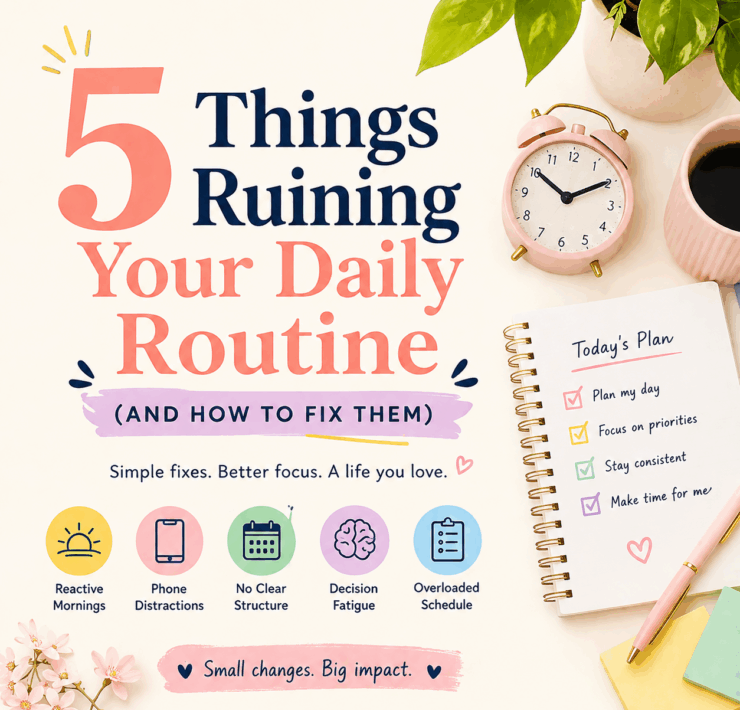 Things Ruining Your Daily Routine And How to Fix Them
