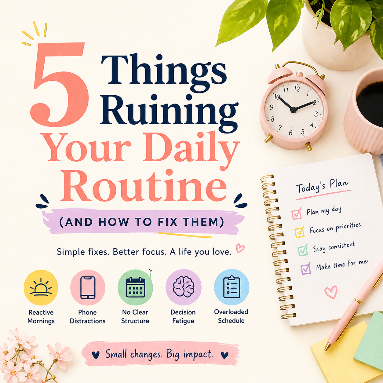 Things Ruining Your Daily Routine And How to Fix Them