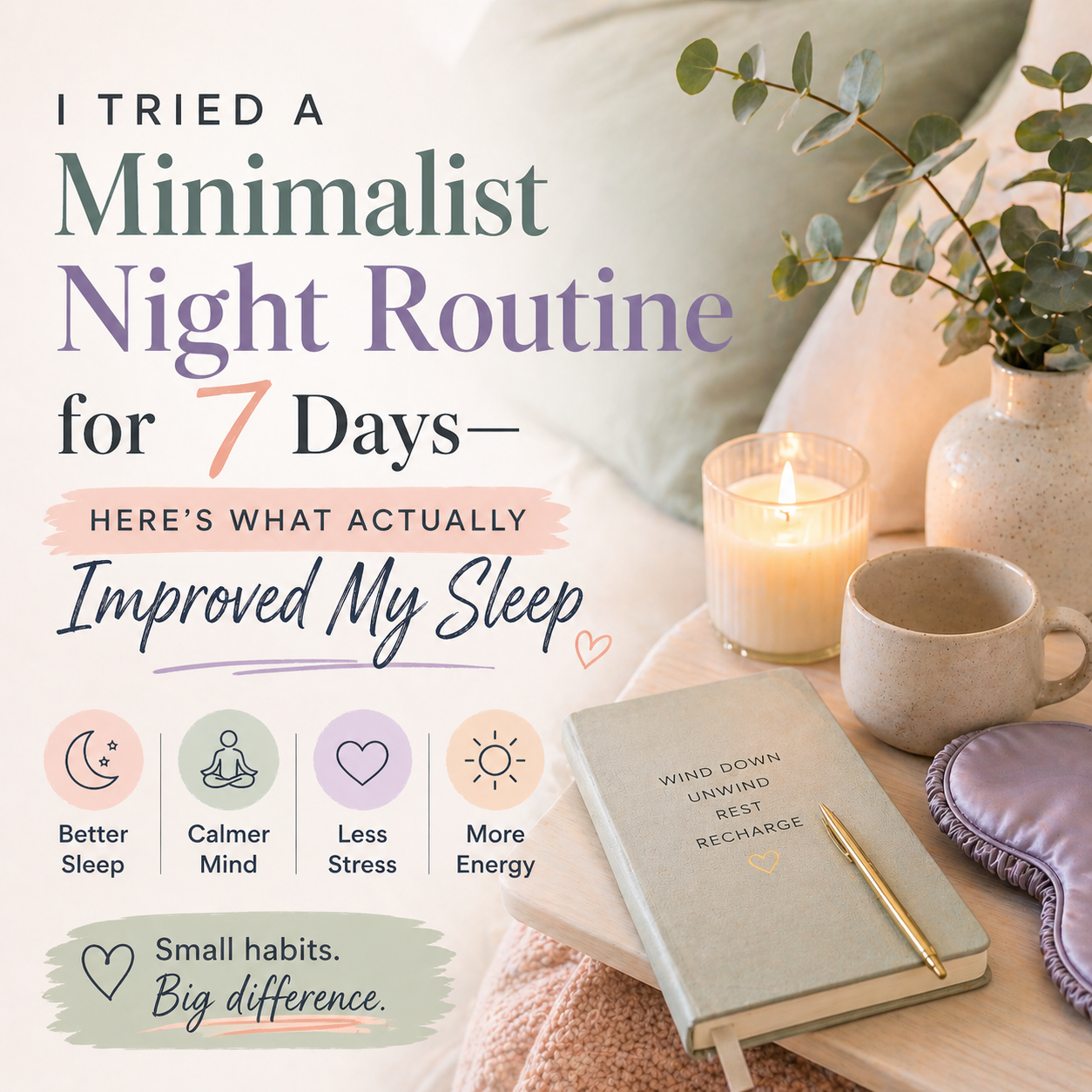 My Minimalist Night Routine