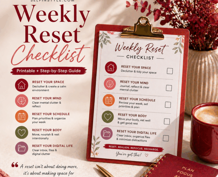 Weekly Reset Checklist (Printable + Step-by-Step Guide)