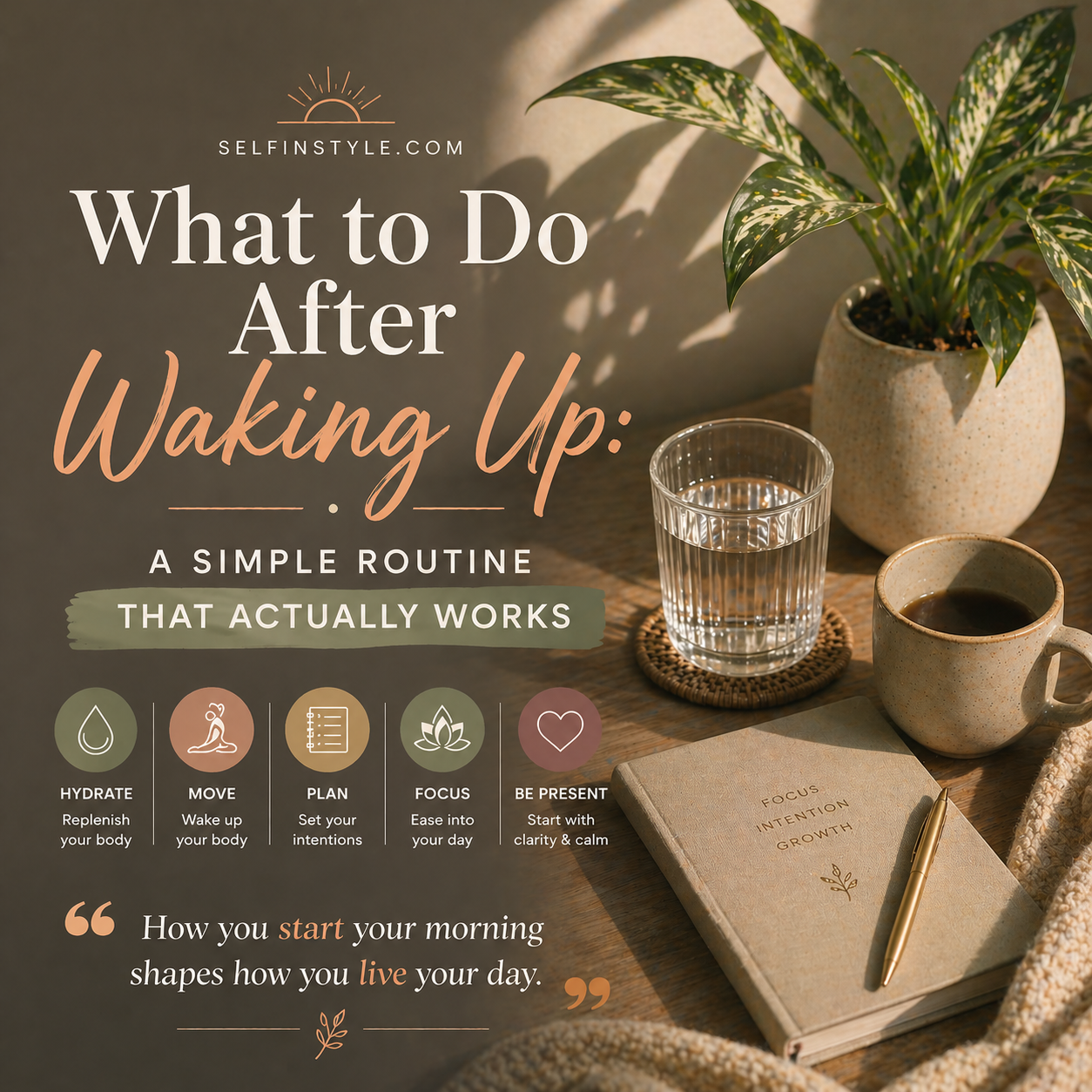 What to Do After Waking Up, A Simple Routine That Actually Works
